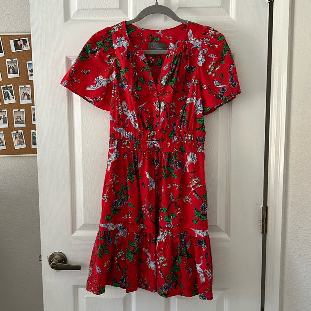 Anthropology red dress!